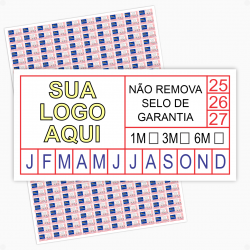 Adesivo Destrutível  Casca de Ovo - 2 X 1 cm - DE002